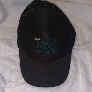 Black and Green Trucker Hat